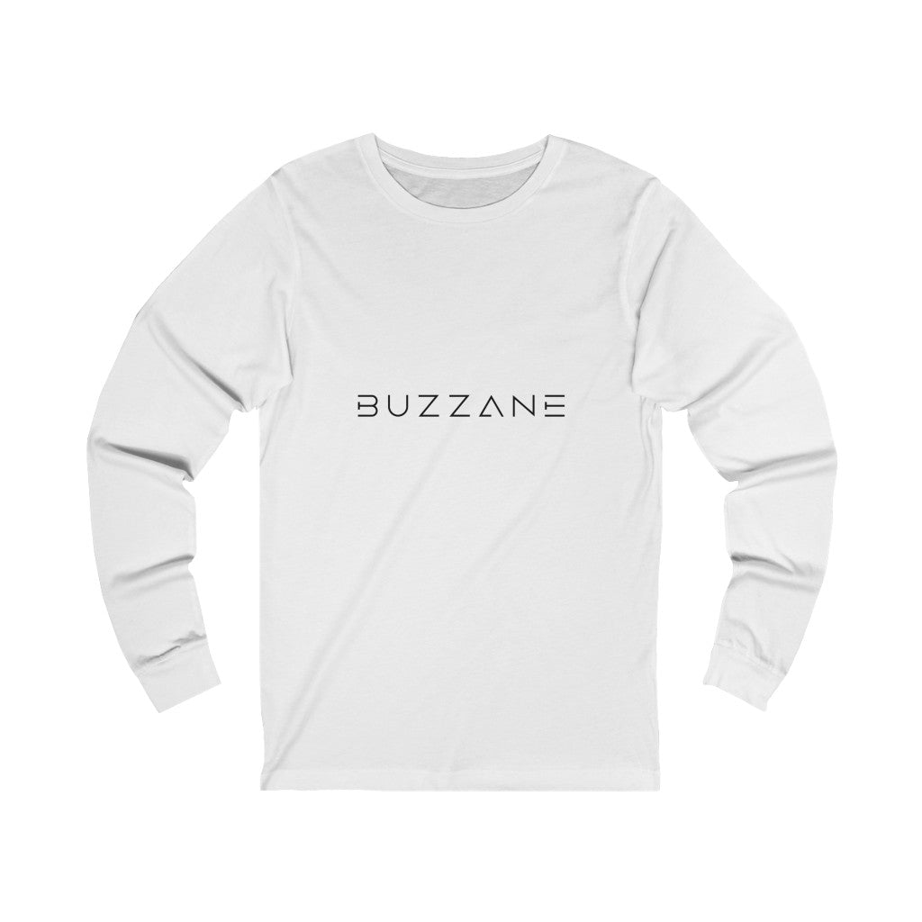 Buzzane Unisex Jersey Long Sleeve Tee With Logo