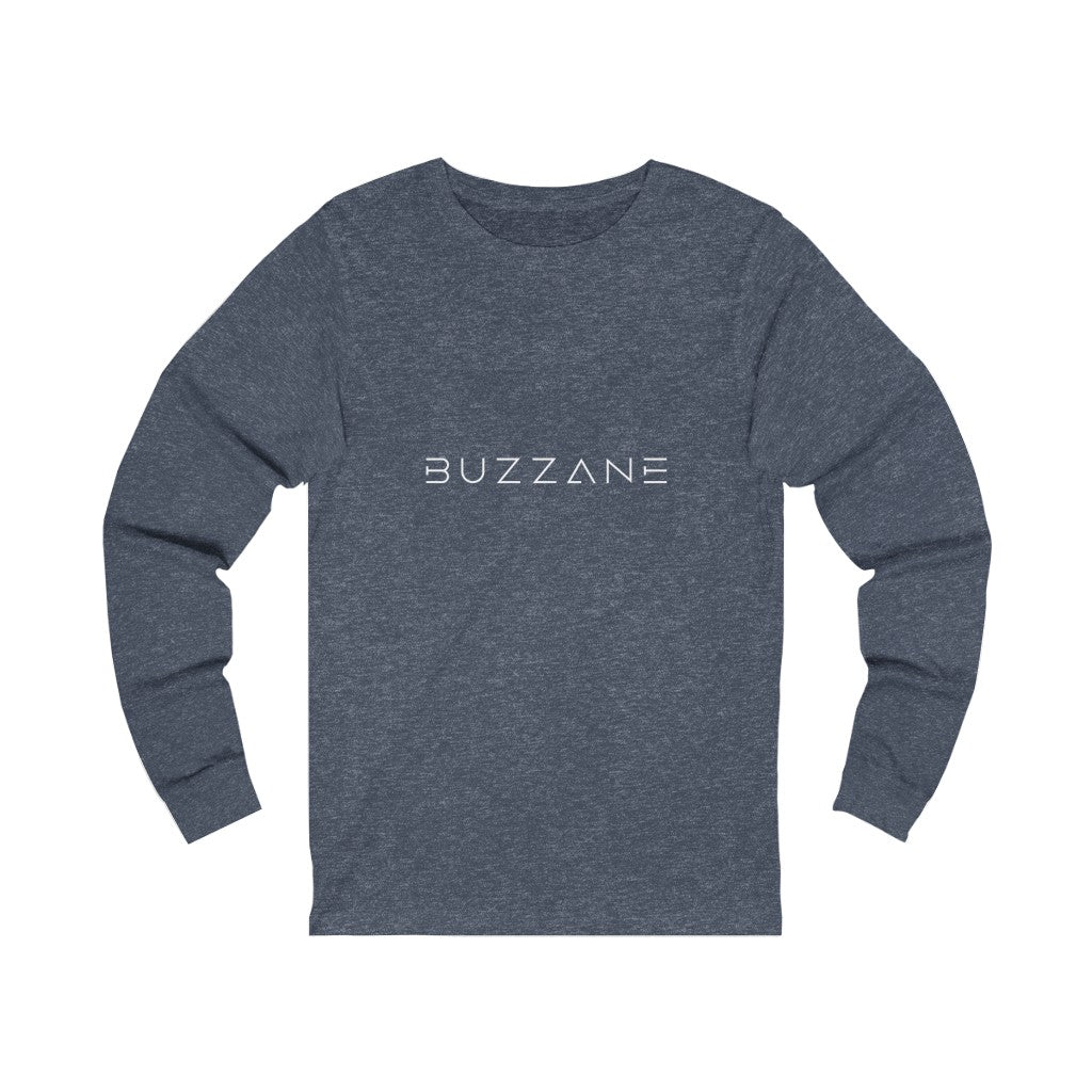 Buzzane Unisex Jersey Long Sleeve Tee With Logo